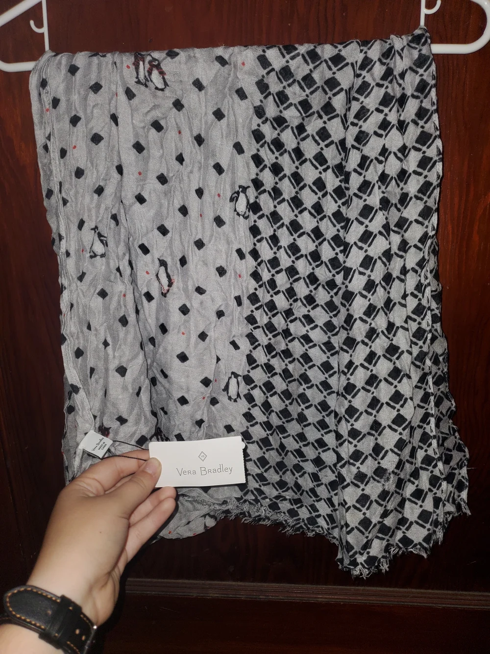 Playful Penguin Scarf By Vera Bradley